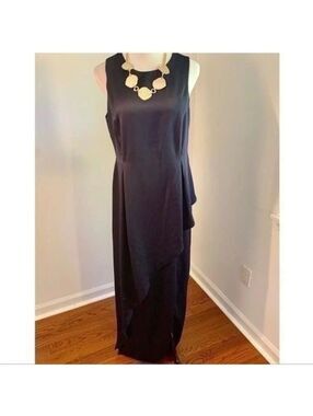 New! ASOS Navy Blue Sleeveless Maxi Dress